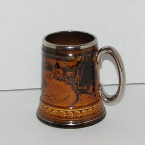 Vintage Beer Mug Stein Ridgway Scenes From Coaching Days England